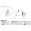 Startmotor 1703 Bosch