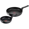 Tefal Hard Titanium Pro Set de Poêles à Frire 24 + 28 cm