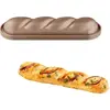 Set de 3 moules à torsade Tefal Creabake J3083S04 Cuivre et Gris