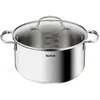Tefal Infinite Pan met Deksel 24cm 5.4L - Roestvrij Staal, Inductie