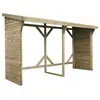 Habitat et Jardin Abri bûches - 2.5 m² - 2.78 x 0.90 x 1.85 m- 5 Stères
