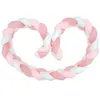 Tresse de décoration BABYCALIN - Coussin - Velours - 200 cm - Rose - B...