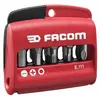 Jeu de 10 embouts mixte Fente / PZ / 6 pans - FACOM - E.111PB