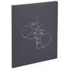 Exacompta, Album photo, Livre d'or 100 pages tranche argent Art - Noir