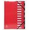 Trieur 12 compartiments Exacompta Iderama A4 Rouge