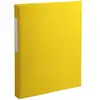 Exacompta 2 stuks Ringmap A4 harde kaft PP 4 ronde ringen 25mm op 3de cover Geel