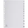 Merkloos / Sans marque Intercalaires Exacompta polypropylène A4 12 Positions 1-12