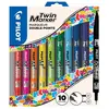 Pochette 10 twin marqueurs double-pointe Pilot Pen