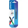 PILOT Frixion 4 COLORS navulling, 2 stuks, zwart