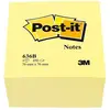 POST-IT - 3M Bloc cube post-it jaune, 76 x 76 mm