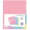 Viquel - Lot de 6 intercalaires en plastique Rainbow Pastel - Maxi for...