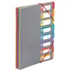Trieur a4 8 compartiments Rainbow Touch Viquel Plastique Gris