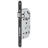 THIRARD Serrure encastrable monomax nf axe 40 à condamnation v/br têtière noire pour porte sdb/wc 40 mm