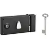 Thirard Serrure horizontale pêne dormant 1/2 T Thirard - Noir - Droite - l x h - 82 x 140 mm