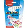 Maped Feutres COLOR'PEPS Brush, étui en carton de 12