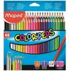 MAPED Boîte Carton de 48 Crayons de Couleur Color'peps