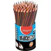 Maped Office Black Pep's potlood met gumtip HB - koker x 72