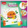 Peinture enfant au numéro Maped Creativ Burger et Multifood
