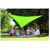 JARDIDECO Kit voile d'ombrage triangulaire 5,00 m vert pomme