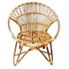 Jardiline Fauteuil De Jardin Rond En Rotin Tressée - Jardiline