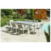 Table rectangulaire extensible pour 6/8 personnes - Gris Perle - 180/2...