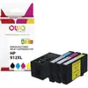 OWA - Pack de 4 - noir, jaune, cyan, magenta - compatible - boîte de s...