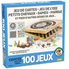 Cartamundi Coffret 100 jeux junior en bois - SMIR - Modèle 527600 - Bleu