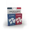 Jeu De 54 Cartes x2 - Rami Ducale Ecopack