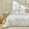 HOUSSE DE RÊVE Parure de lit 220x240 cm Gaze de Coton Ivoire