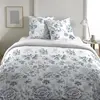 Parure housse de couette 3 pcs 200x200 cm 100% coton 57 fils ambre