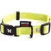 Martin Sellier Halsband Nylon Groen Verstelbaar