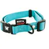 Martin Sellier Halsband Nylon Turquoise Verstelbaar