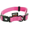 Martin Sellier Halsband Nylon Roze Verstelbaar