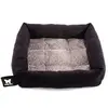 Panier pour chien et chat damier doudouzen Martin Sellier - Marron - 4...