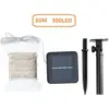Redroad - 30M 300 led Guirlande Solaire Guirlande Fée Fil De Cuivre Gu...