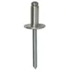 RESTAGRAF Rivet Aluminium Tête Large Haut-Parleur pour Véhicules Dacia/Renault, 6mm x 14mm, Lot de 20