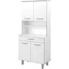 EKIPA Buffet de cuisine Blanc mat - L 80 cm - OSLO