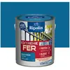 RIPOLIN Peinture pour Fer Extérieur - Bleu Océan Brillant, 2L