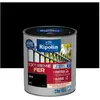 RIPOLIN Peinture pour Fer Extérieur - Noir Mat, 0,5L