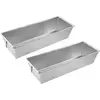 Moules à cakes - ZENKER - Silver - 30 x 11,5 cm - Acier étamé - Gris