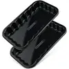 Fackelmann Lot de 2 plats à barbecue en acier émaillé 21 x 12 cm - FM Professional - Barbecue 9912550