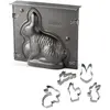 Ensemble de moule lapin de Pâques 3D et 5 emporte-pièces lapin Zenker Pâques