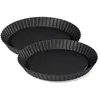 Lot de 2 plats à tartes renversées 30 cm Zenker Black Metallic