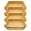 Ensemble de 200 Moules en papier pour air fryer carrés 20 cm Fackelman...