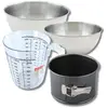 Zenker bakset met springvorm (18 cm) voor panettone, 2 mengkommen, maa...