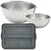 De set bevat 1 baguettevorm van glasvezelsilicone, 1 Zenker-spatel en ...