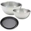 De set bevat 1 x taartvorm (omgekeerde vorm) van 28 cm, 1 x Zenker spa...