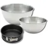 Lot comprenant 1 Moule à manqué 1 spatule Zenker et 2 bols à mixer en ...