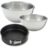 De set bevat 1 springvorm van 26 cm, 1 Zenker spatel en 2 Fackelmann r...