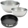 De set bevat 1 springvorm van 28 cm, 1 Zenker spatel en 2 Fackelmann r...